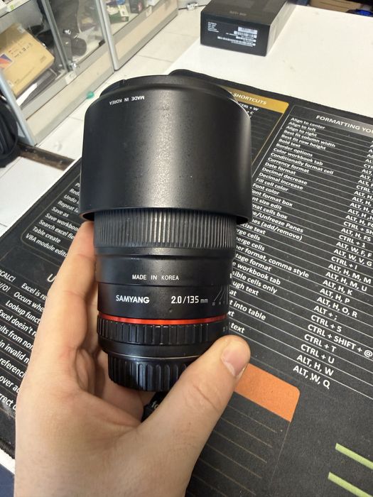 Obiectiv Samyang 135mm f2.0 ED UMC Canon portret impecabil