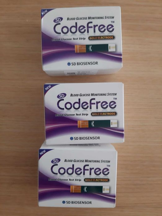 Codefree teste glicemie set de 3 cutii sigilate, în termen