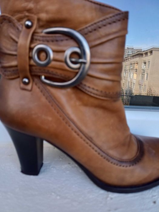 Дамски боти ест.кожа