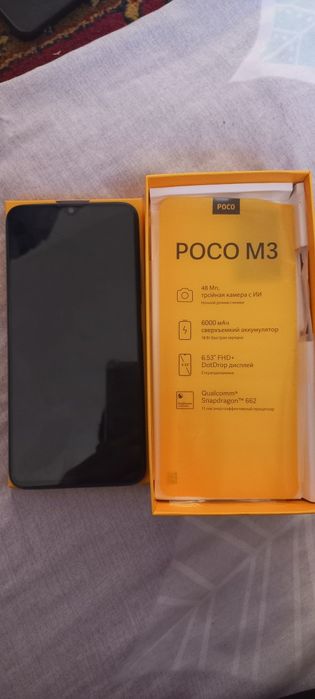 Poco M3 idealniy sastayaniyada tuprti