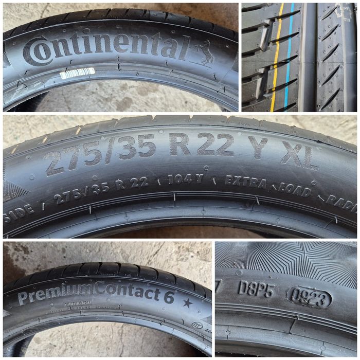 O bucată 275/35 R22 vară - una Michelin Continental