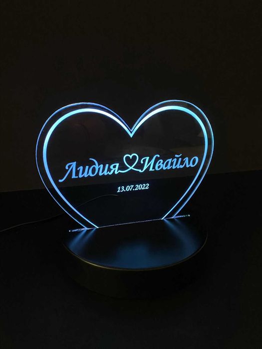 Светещи плакети - персонализирани 2