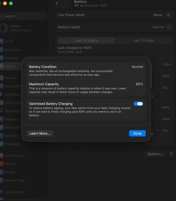 Macbook Pro M1 - 16GB RAM, 512 GB SSD