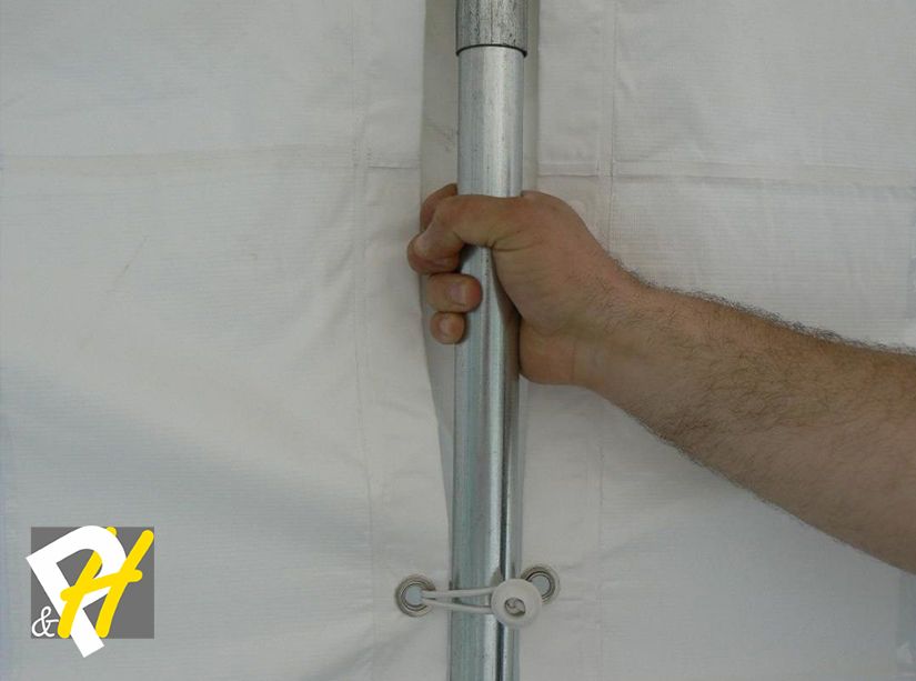 Професионални шатри 6х10 м, водоустойчив PVC брезент 500гр/м2