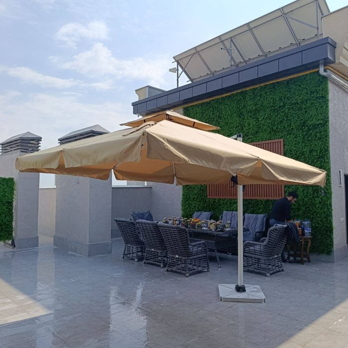 Sadoviy zontik зонтик sotiladi razmer 3x3 l 5xil rangda mavjud