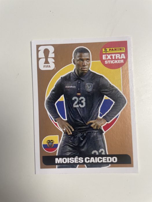 Caicedo extra sticker Panini WC26