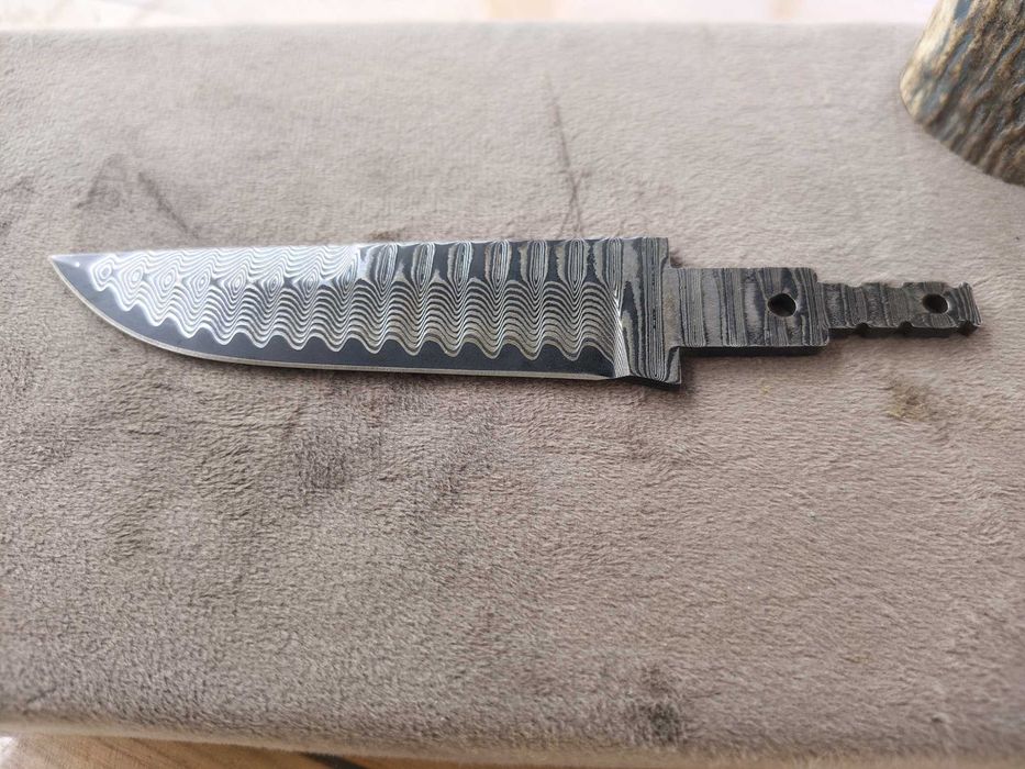 Острие дамаска стомана заготовка ловен нож кухненски нож заготовка Damascus ръчна изработка