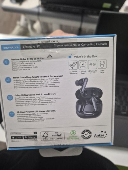 Новые наушники Soundcore liberty 4 nc