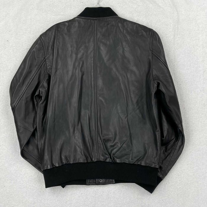 Мужская кожаная куртка Joes Jeans Mens Lamb Leather Bomber Jacket!