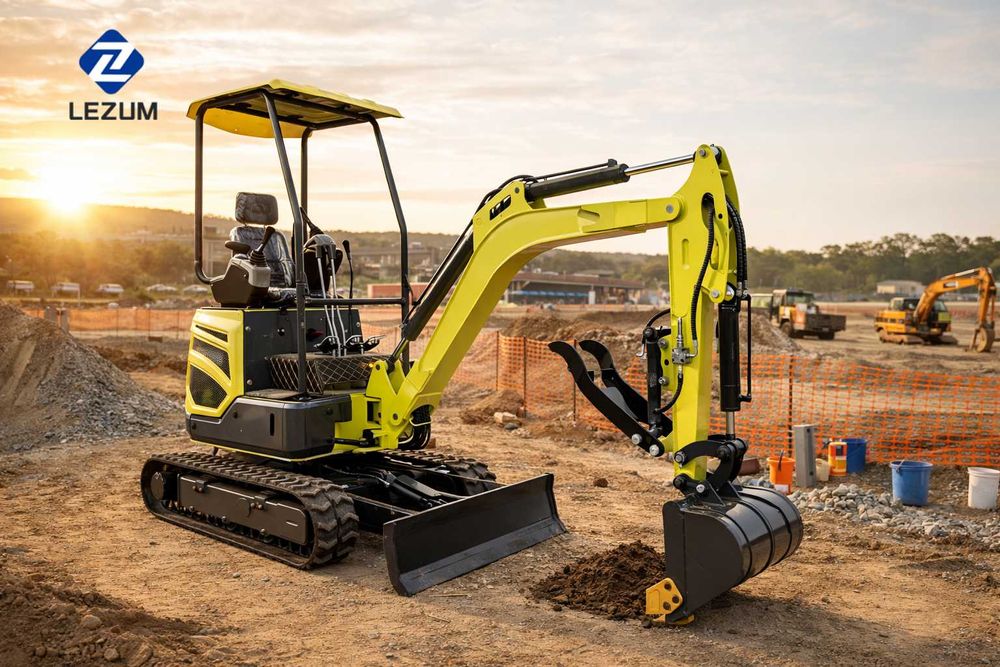 LEZUM NK18 Mini excavator de vânzare, direct din fabrică din China.
