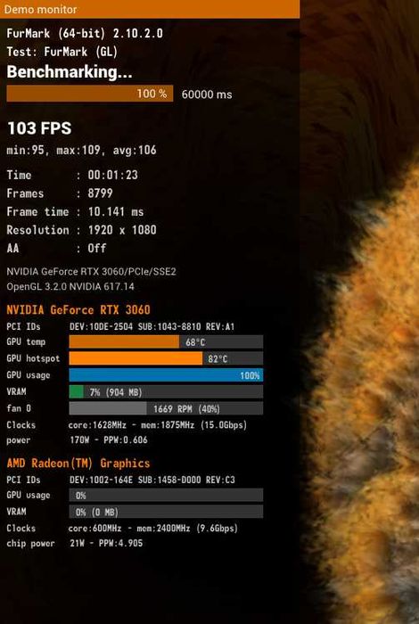 RTX 3060 ASUS GeForce Phoenix V2 LHR 12GB+ sursa 650w