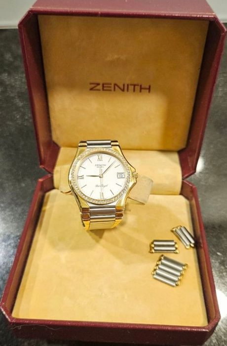 Ceas ZENITH placat cu aur si diamante Galati • OLX.ro