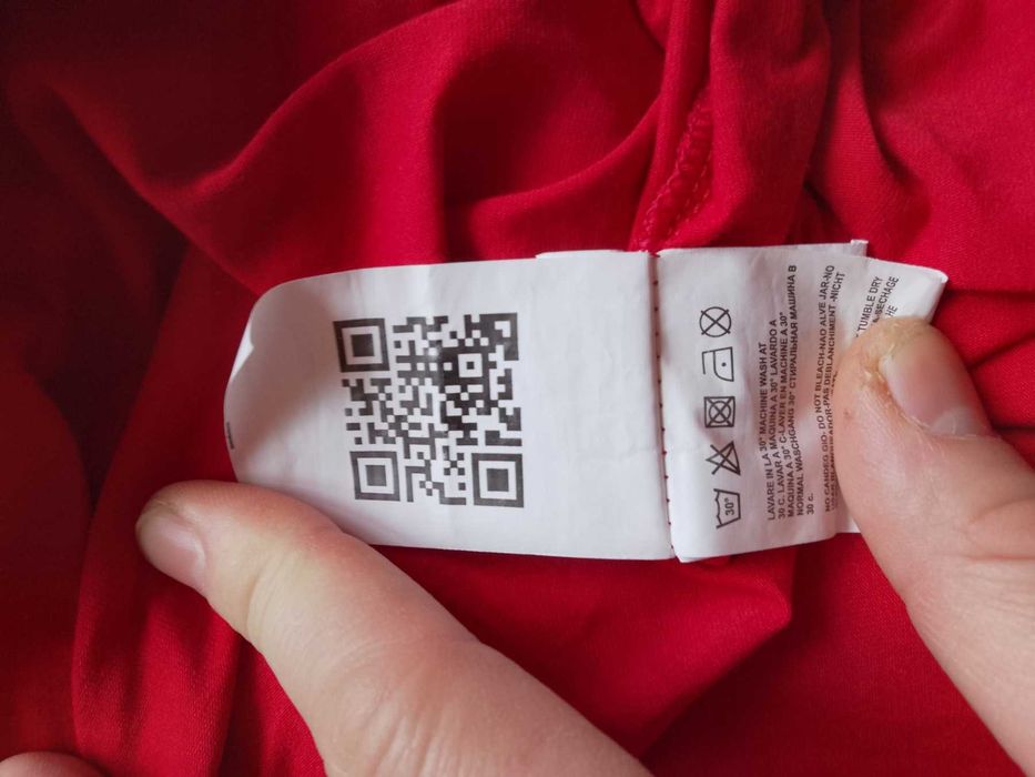 Tricou rosu cu inscriptionare Palm Angels Moncler