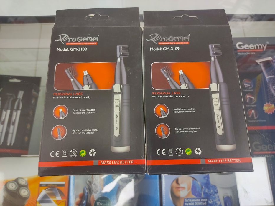 Новый триммер 2в1 Trimer Нос Уха Усы Стрижка Quloq Burun uchun