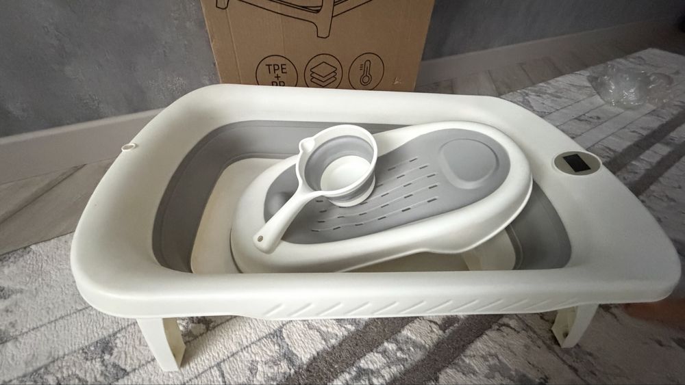 Складная ванночка, набор 3в1