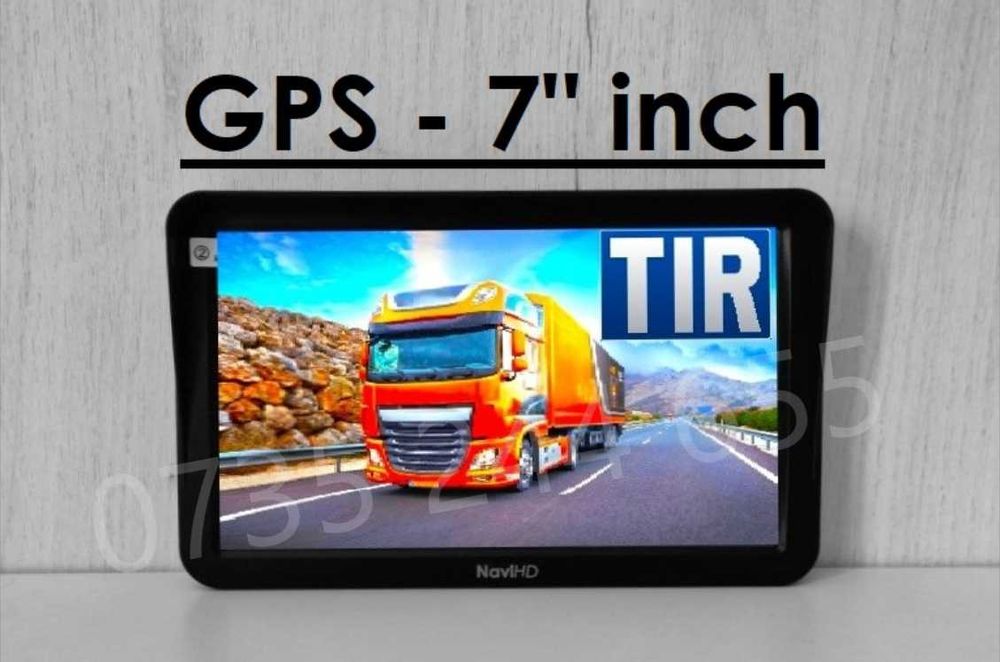 Navigatii GPS -7"inch HD, Model NOU pt TRUCK, TIR,Camion. Garantie.