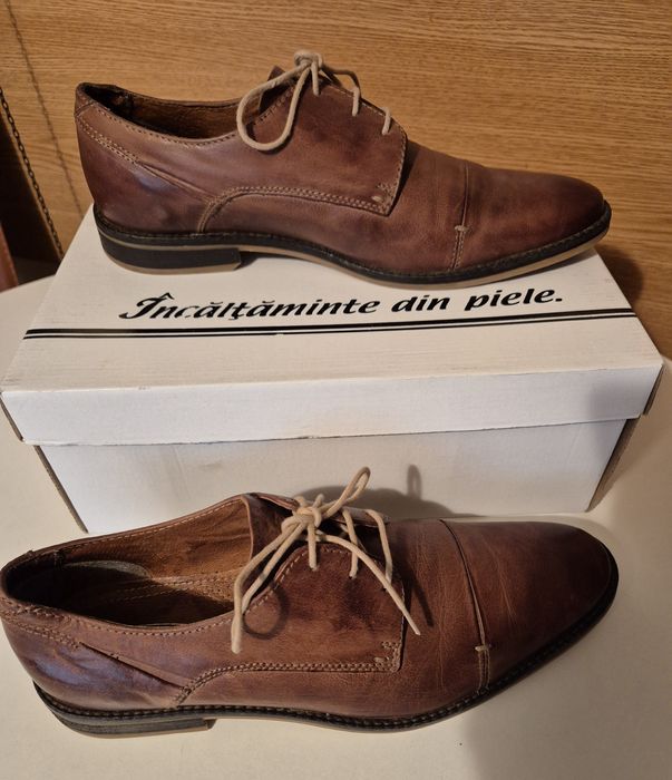 Pantofi Klondike piele naturală M44