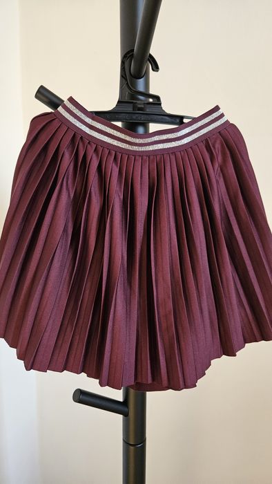 Плисирана тъмно лилава пола Sergent Major 110см