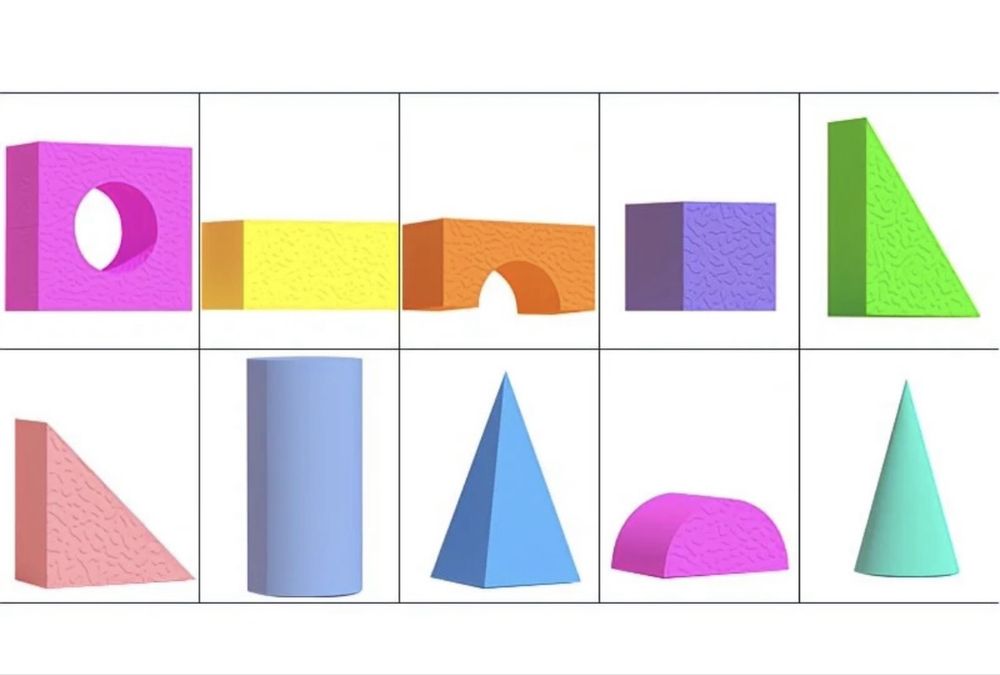 Конструктор детский мягкий 72 шт