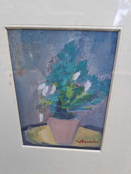 tablou pictura 40/49 cm semnat Atanasiu