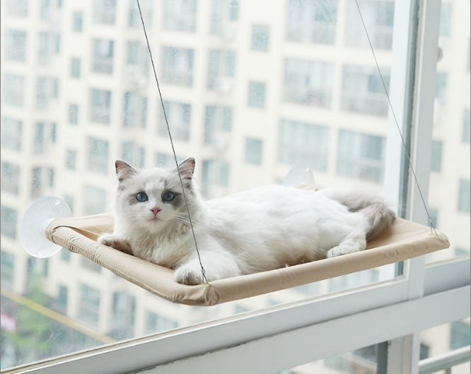 Гамак для кошки подвесной