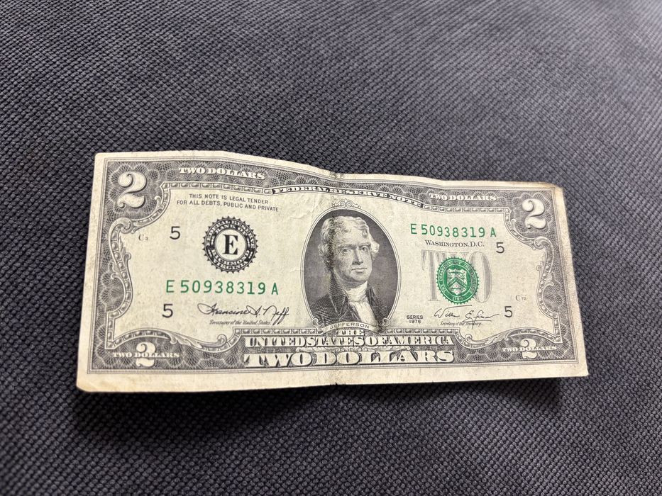 Vand bancnota 2 dolari