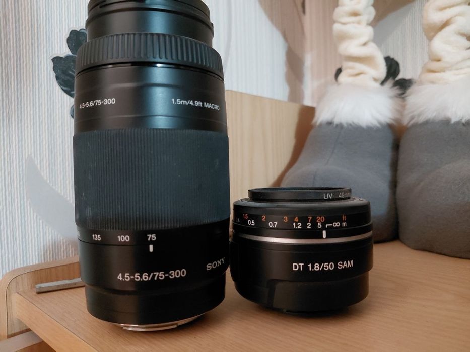 Камера sony SLT a65 + обьективы
