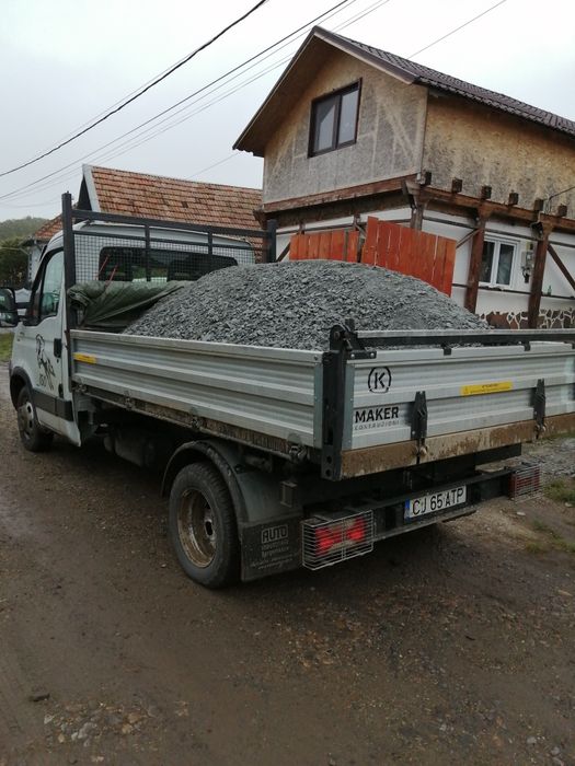 Transport   ,sort , pietriș  ,moloz , pământ etc