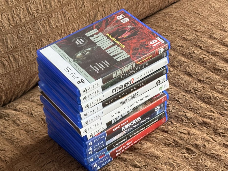 Игры на дисках playstation 5 игры ps 4,Dying Light 2,ALAN Wake,NIOH,