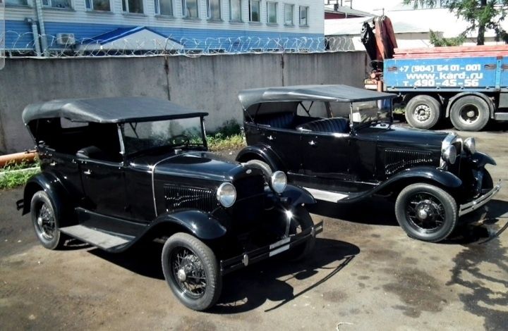 Легендарного ретро редкие автомобил ссср газ А.