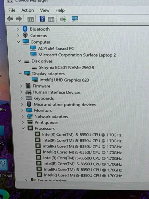 Microsoft Surface Laptop 2 i5-8350U/8RAM/256SSD/Intel UHD/QHD Touch