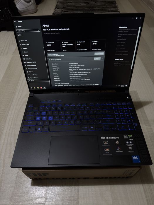 Vand/schimb Laptop gaming Asus TUF F16