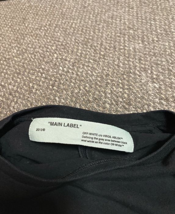 Pulover Off White longsleeve marime M fit S-M