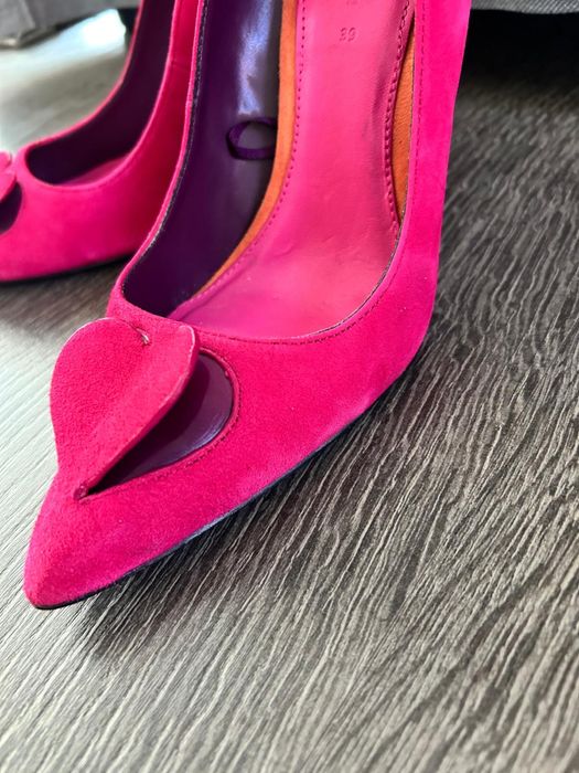 Pantofi din piele intoarsa Zara