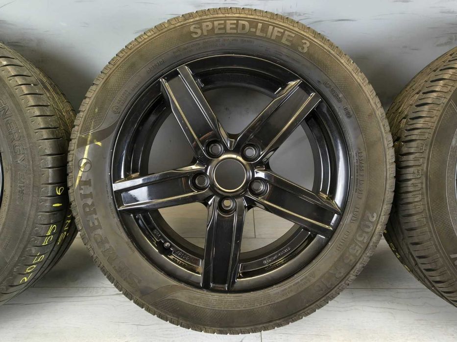 Roti/Jante negre Honda 5x114.3 205/55 R16; Kia, Nissan, Toyota, Dacia