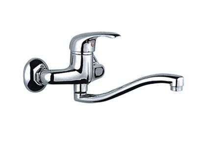 Смесител за мивка с керамична глава, стенен; Резервен чучур