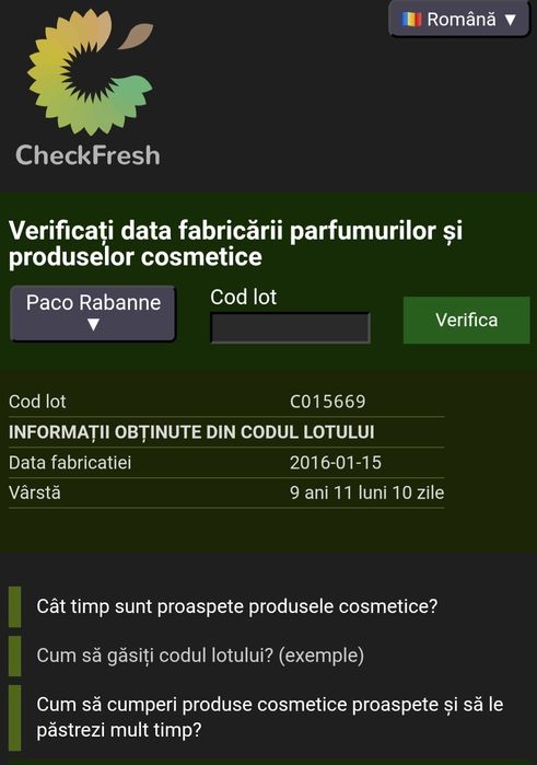 Parfum Paco Rabanne  pour homme