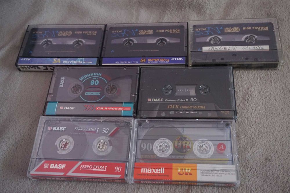 casete audio crom si normal lot de 7 bucati