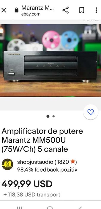 Preamplificator - tuner și statie - amplificator - putere Marantz