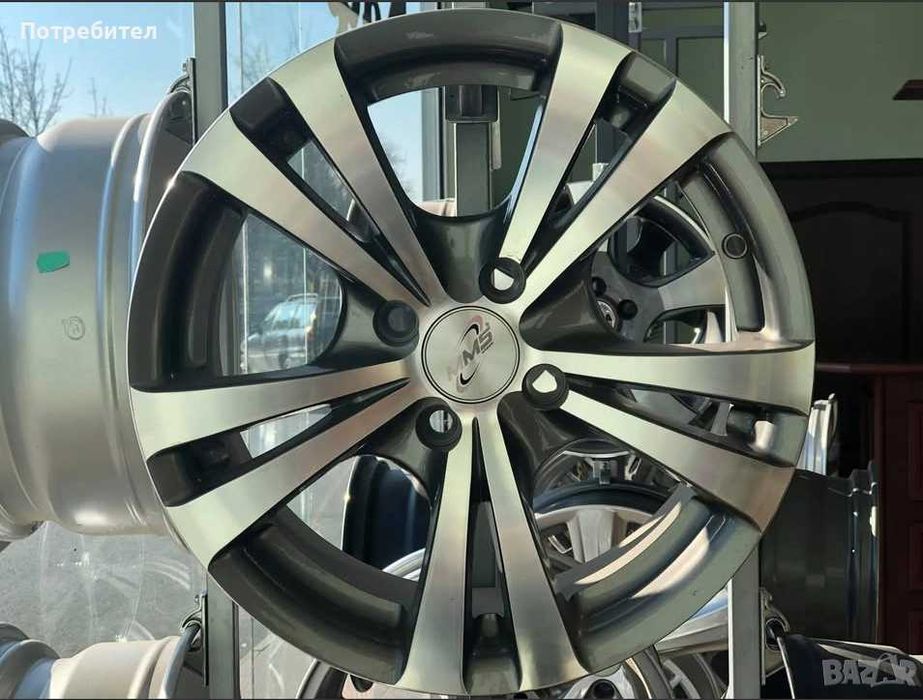 15” 4x100 нови джанти за Bmw Opel VW Mini Nissan Fiat Honda Toyota Peugeot