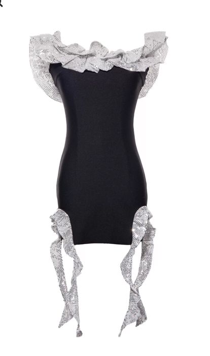 Рокля черна празнична vaymon