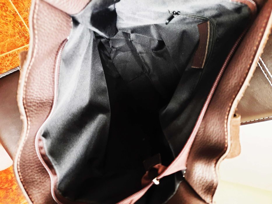 дамска кафява чанта