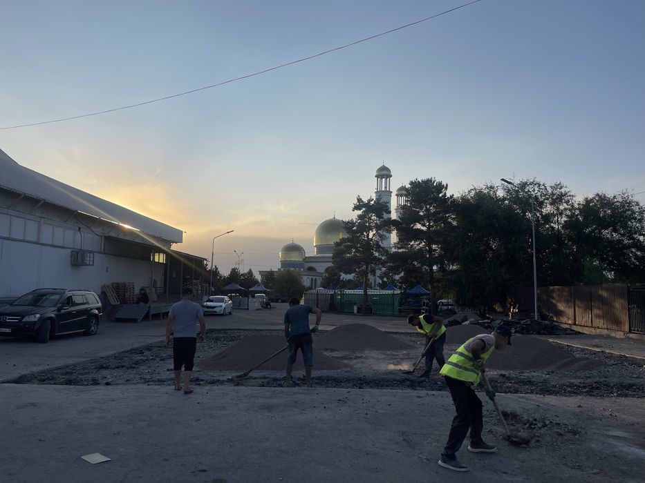 Асфальтирование территории!