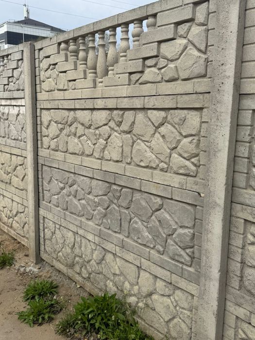 Забор бетонный 30м