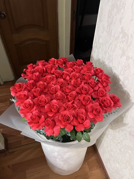 Цветы. , букеты , мыльные розы