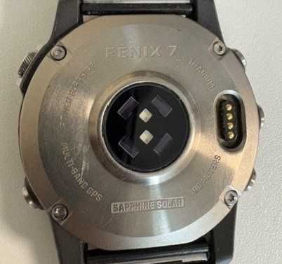 Garmin Fenix 7 Titan Sapphire Solar, 47mm + 3 curele (piele + silicon)