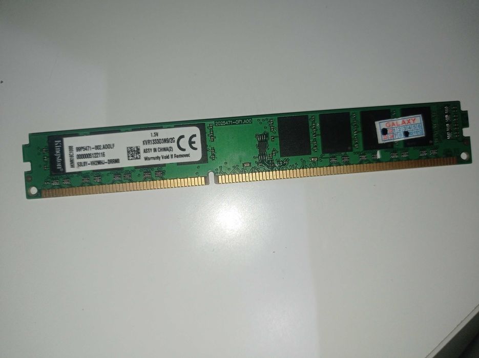 Оперативная память — Kingston 2GB DDR3 1333MHz (2-штуки)
