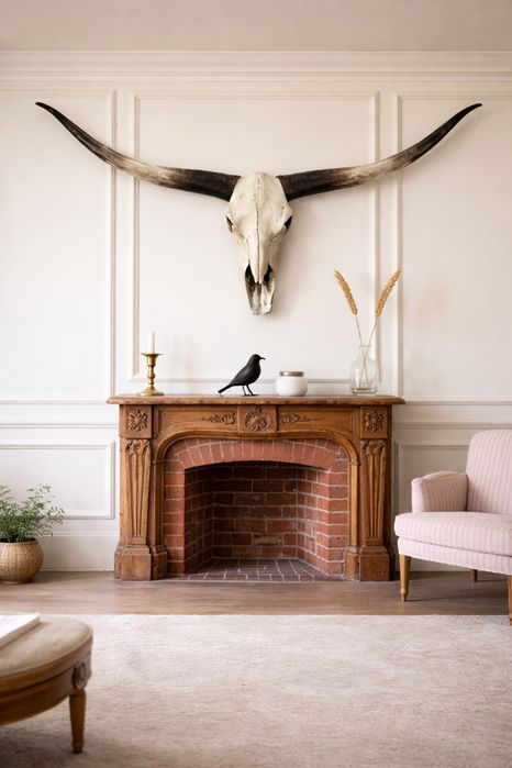 Trofeu decorativ de taur luxury – Operă de artă monumentală de 178 cm