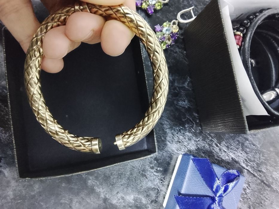 Сережки 925 камни