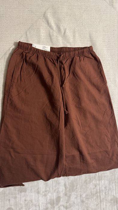 Льняные брюки Uniqlo